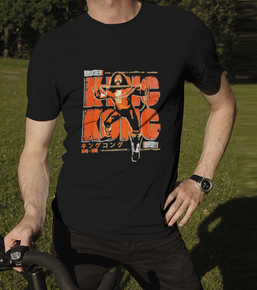 Bruiser Brody King Kong 1946 1988 Vintage T-Shirt