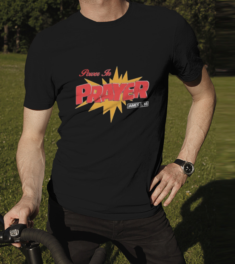 Bryce Crawford Merch Power In Prayer 90’s Cartoon T-Shirt