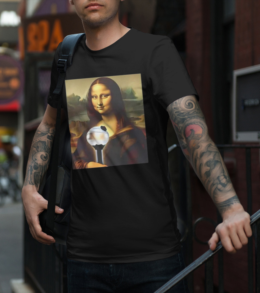 BTS J-hope Mona Lisa Holding ARMY Bomb T-Shirt