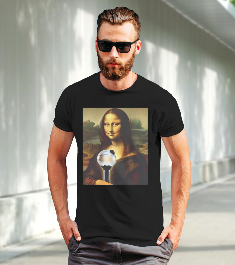BTS J-hope Mona Lisa Holding ARMY Bomb T-Shirt
