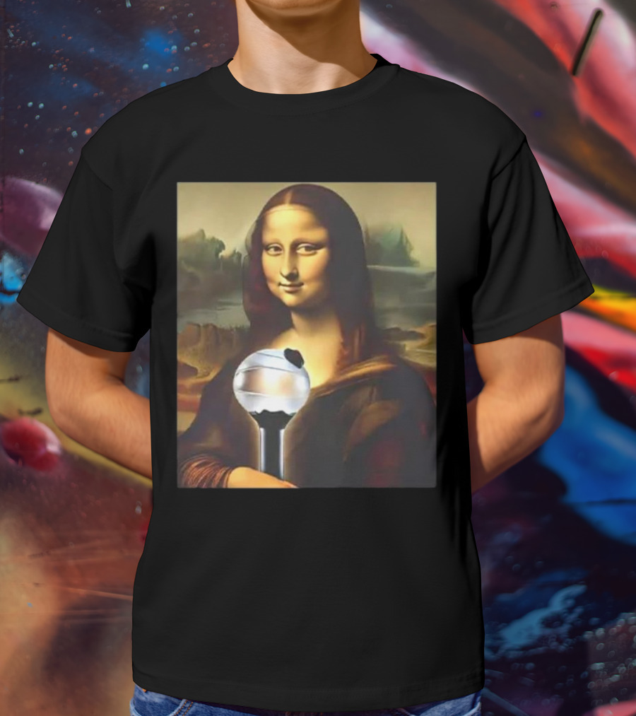 BTS J-hope Mona Lisa Holding ARMY Bomb T-Shirt