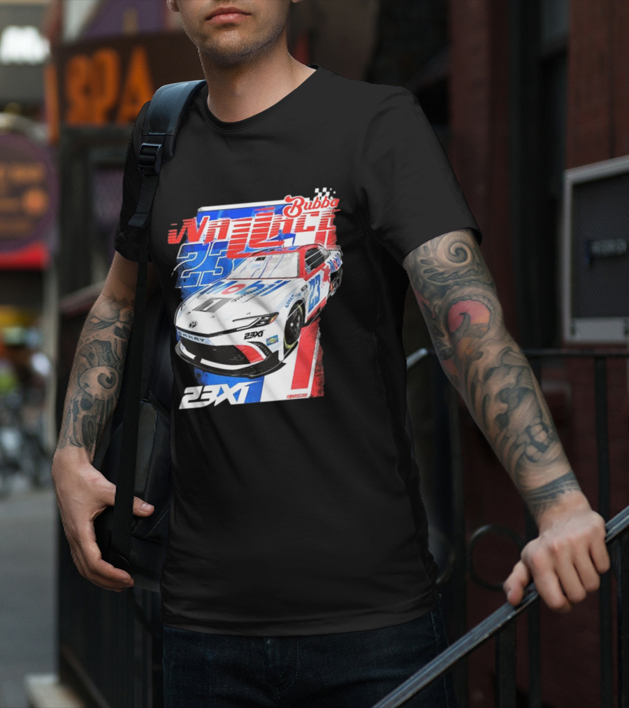 Bubba Wallace 23XI NASCAR Mobil 1 Camry Racing 23X1 T-Shirt