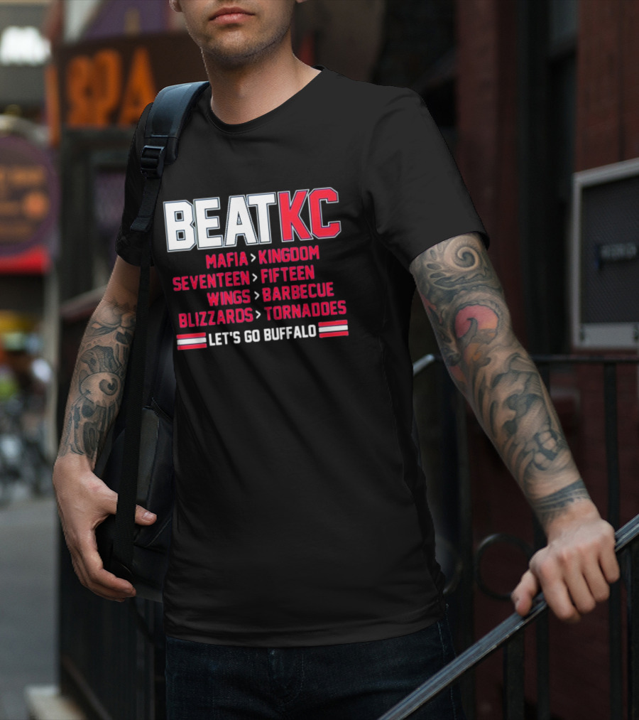 Buffalo Bills BeatKC Let’s Go Buffalo T-Shirt