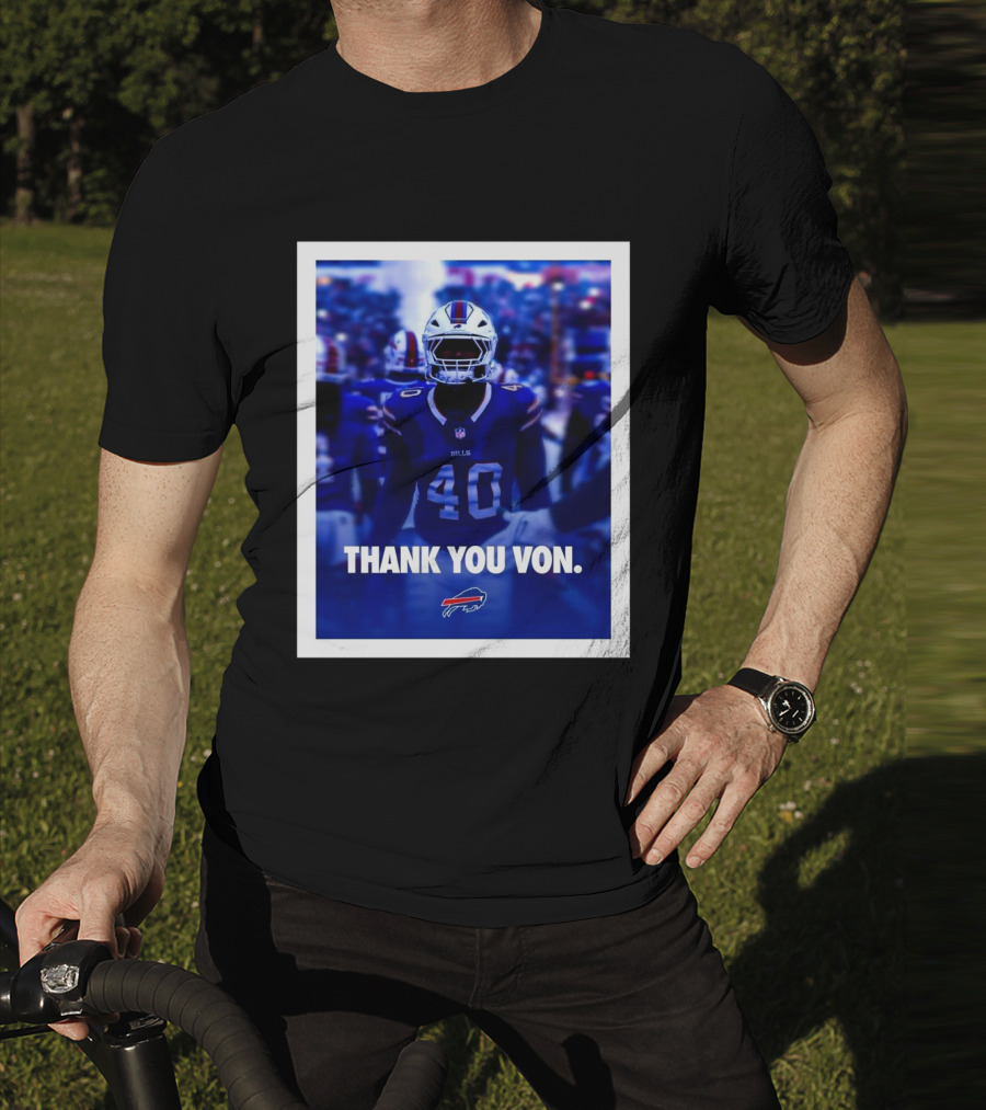 Buffalo Bills NFL Football Thank You Von Miller Go Bills Bills Mafia T-Shirt