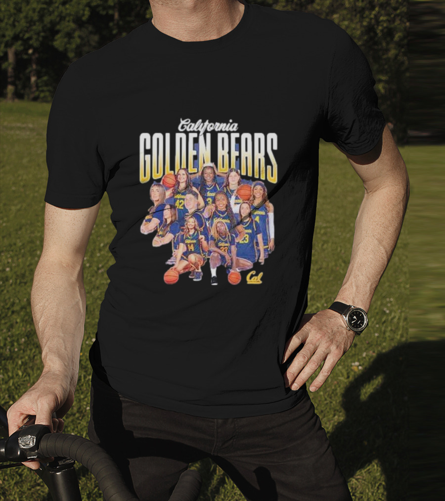 California Golden Bears Women’s Basketball Team Collage T-Shirt