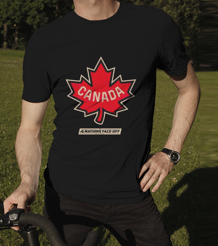 Canada 2025 4 Nations Face Off Vintage T-Shirt