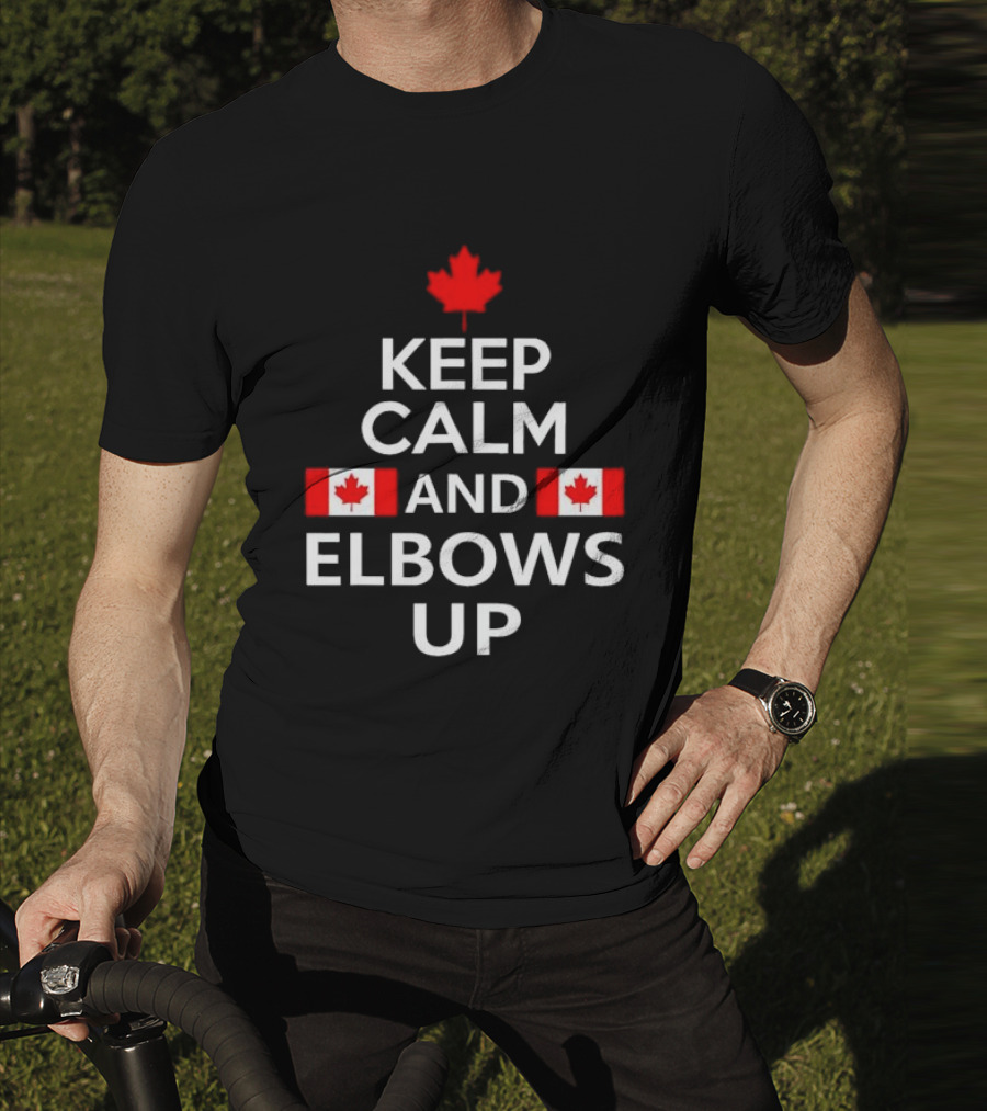 Canada Keep Calm And Elbows Up T-Shirt