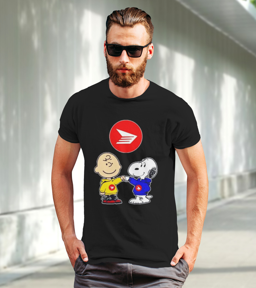 Canada Post Charlie Brown And Snoopy T-Shirt