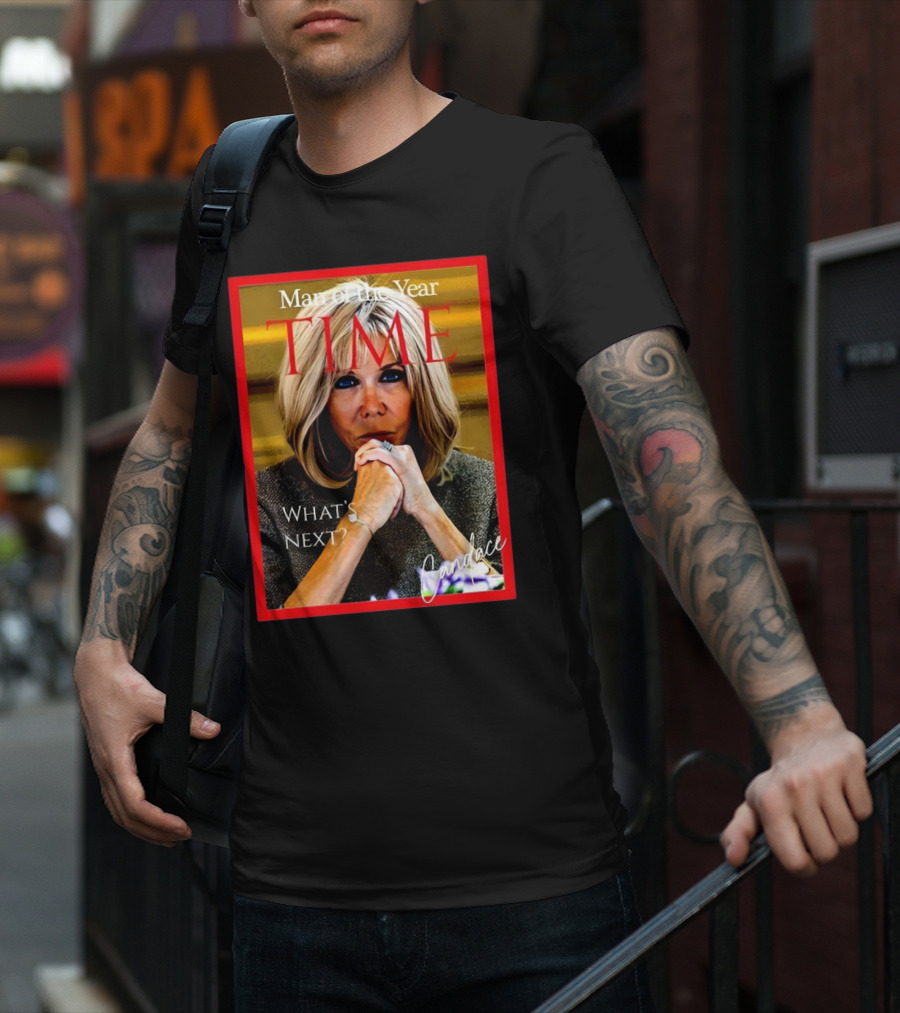 Candace Owens Brigitte Macron Man Of The Year Time T-Shirt