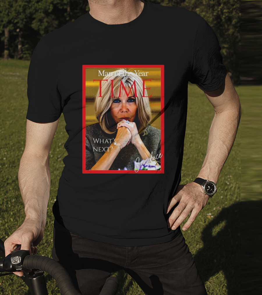 Candace Owens Brigitte Macron Man Of The Year Time T-Shirt