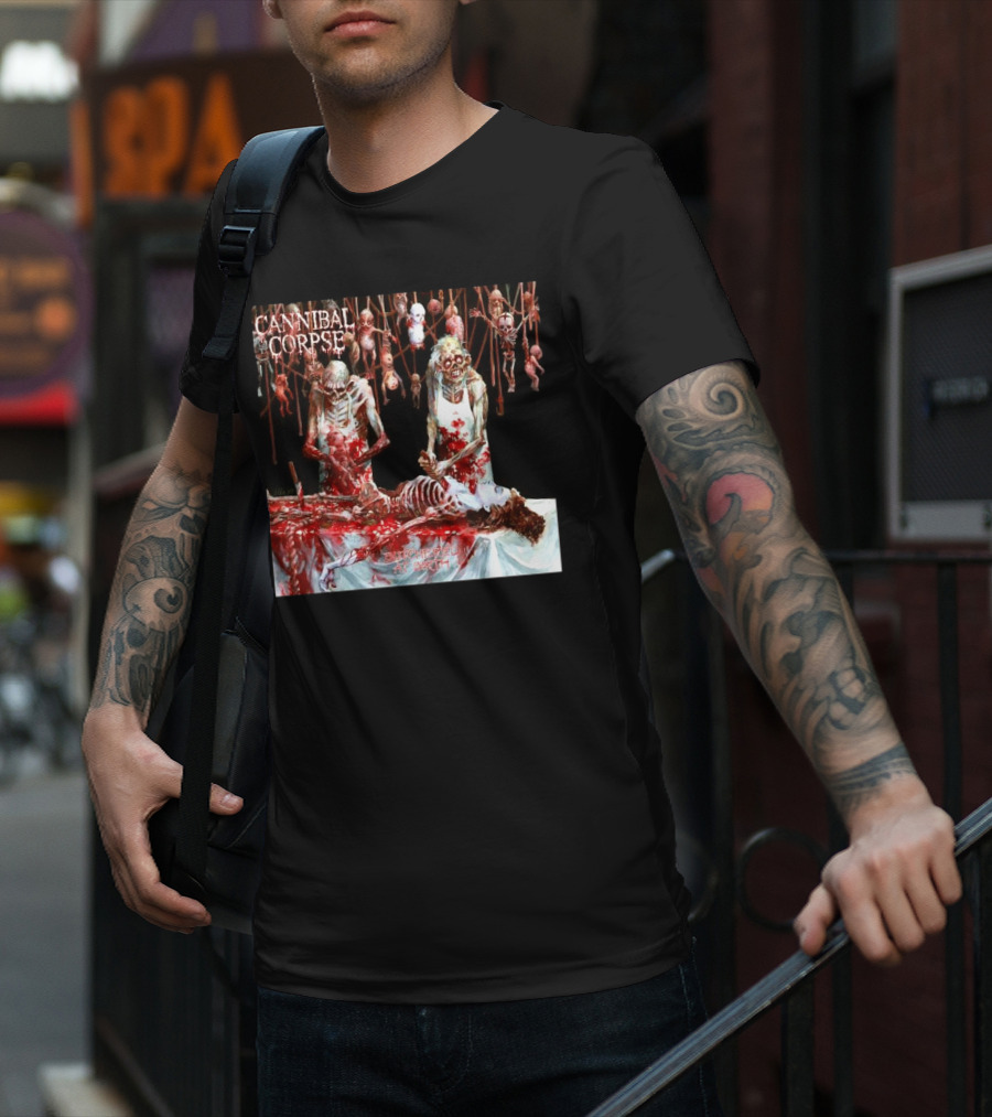 Cannibal Corpse Butchered At Birth 20th June 2025 T-Shirt