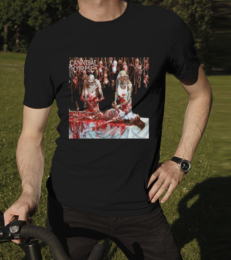 Cannibal Corpse Butchered At Birth 20th June 2025 T-Shirt