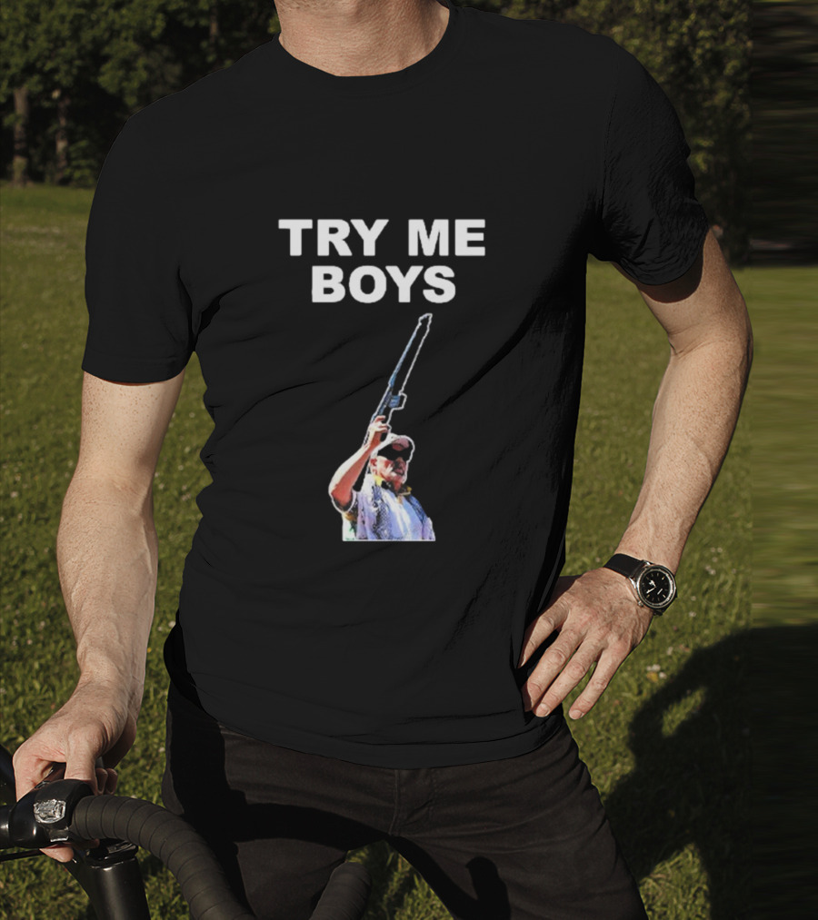 Carl Niehaus Try Me Boys Pro Gun T-Shirt