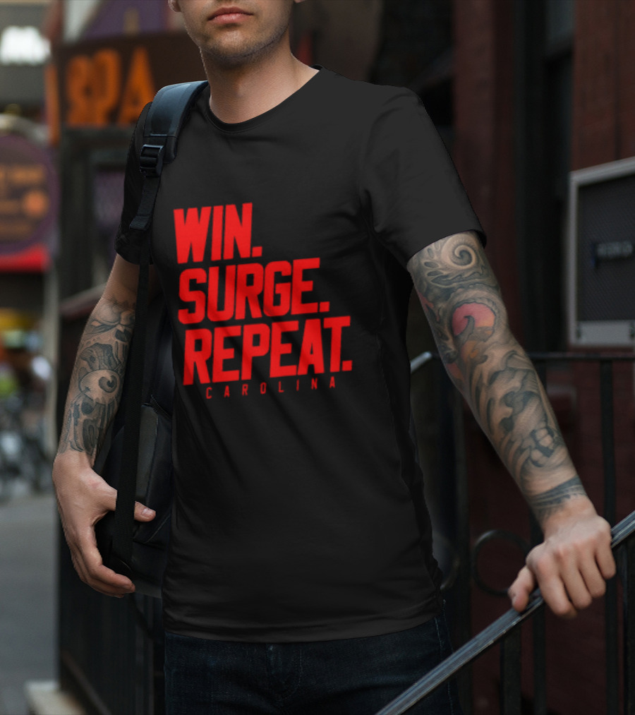 Carolina Hurricanes Win Surge Repeat T-Shirt