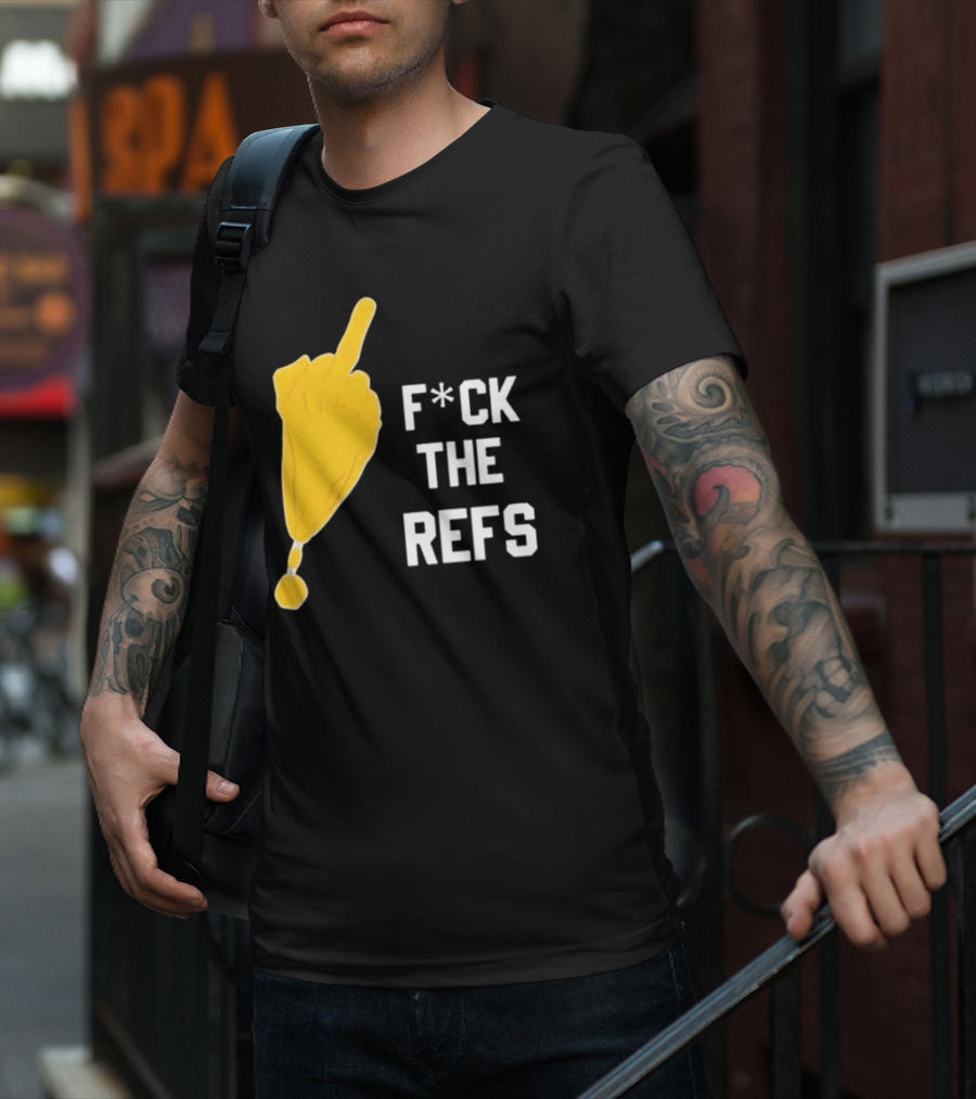 Censored Fuck The Refs Flag T-Shirt