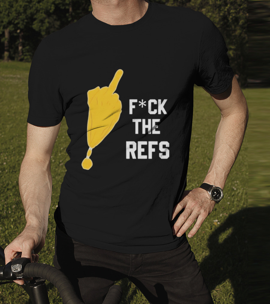 Censored Fuck The Refs Flag T-Shirt