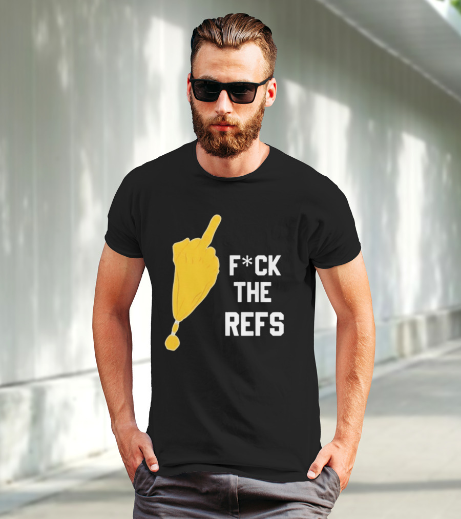 Censored Fuck The Refs Flag T-Shirt