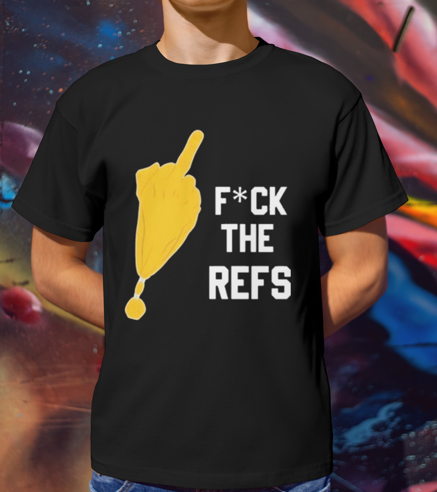 Censored Fuck The Refs Flag T-Shirt
