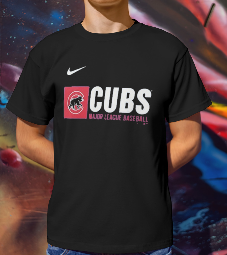 Chicago Cubs Team Block Major League Baseball T-Shirt