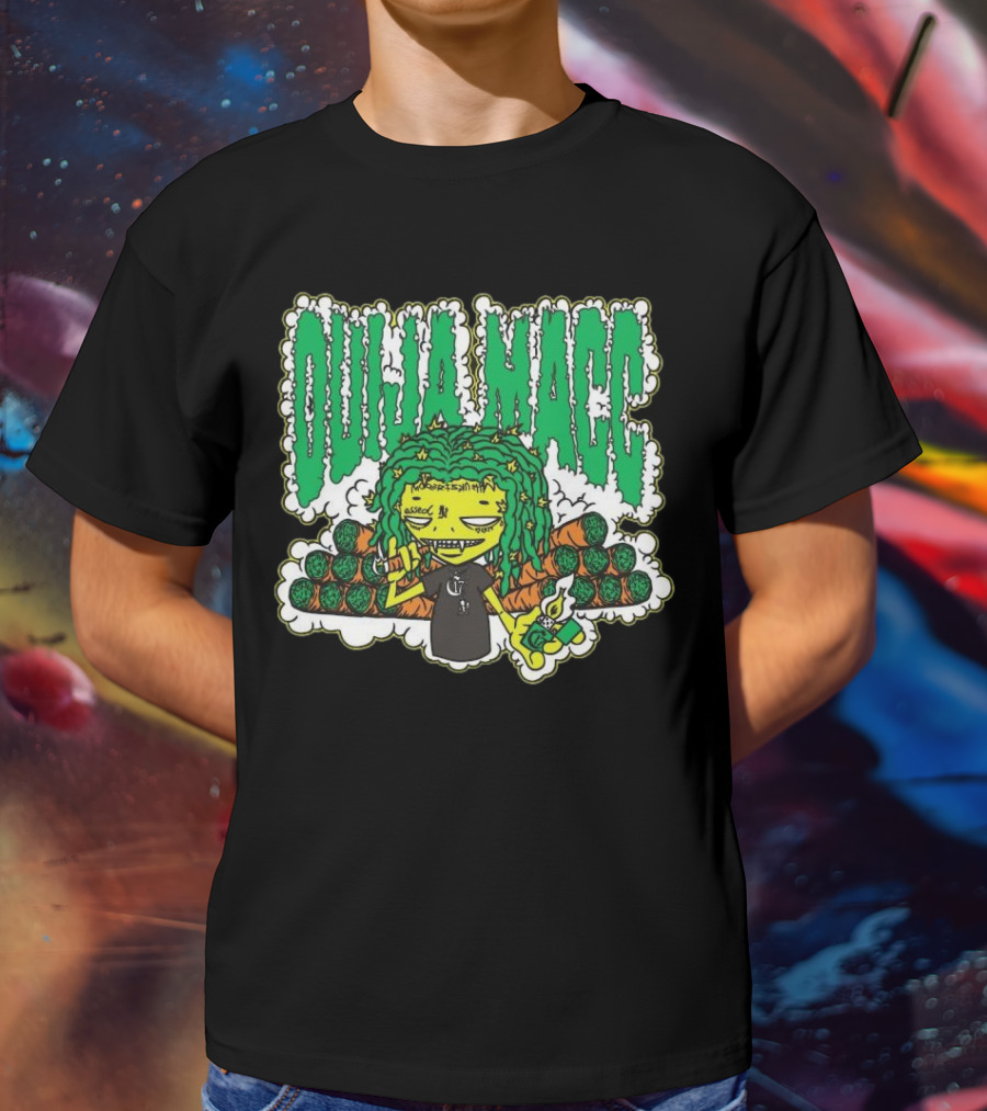 Chapter 17 Records Ouija Macc Stank-Nuggalo 17 Blunts Green T-Shirt