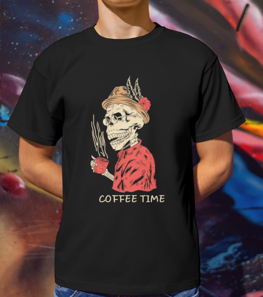 Cowboy Coffee Time T-Shirt