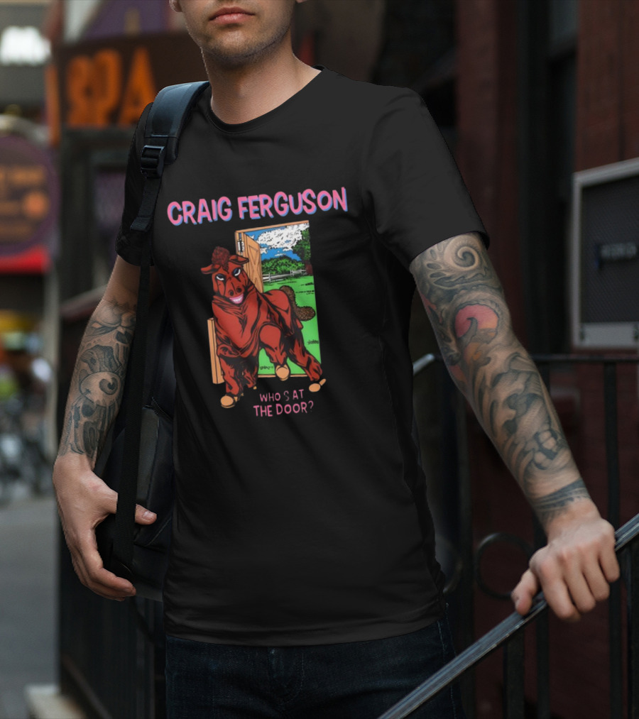 Craig Ferguson Who’s At The Door Painting T-Shirt