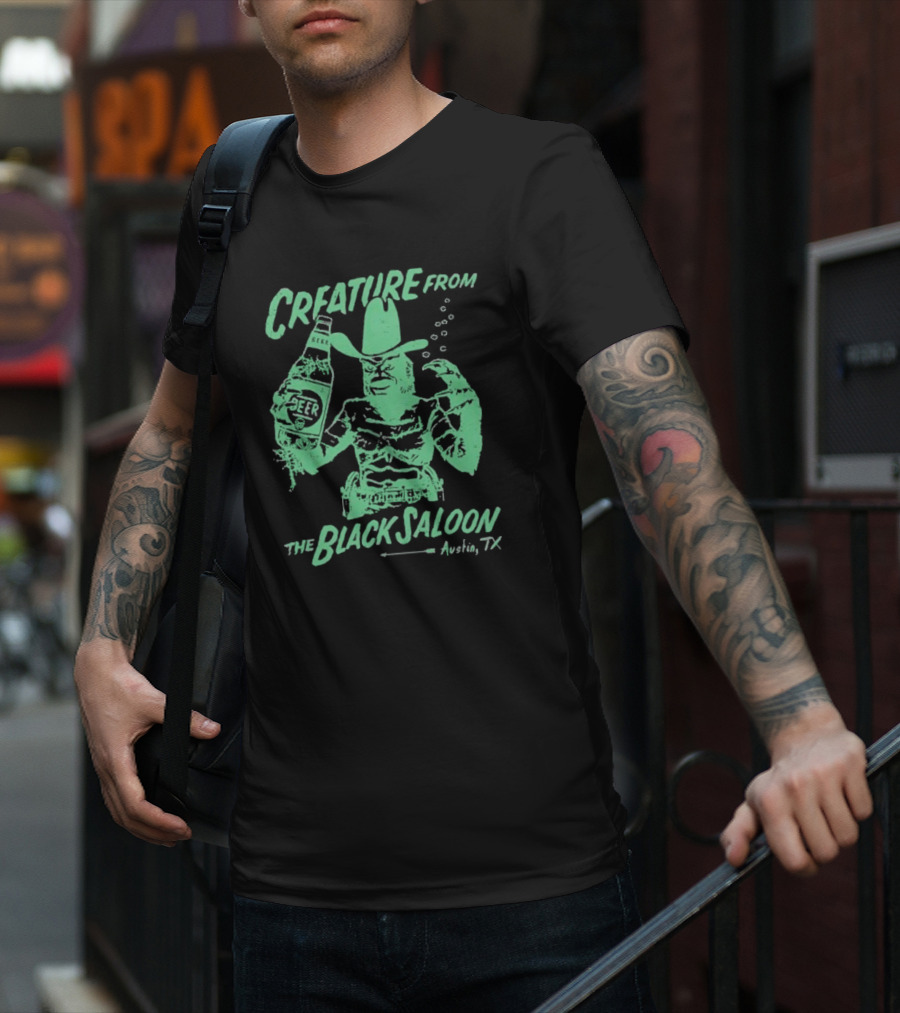 Creature From Black Saloon Austin T-Shirt