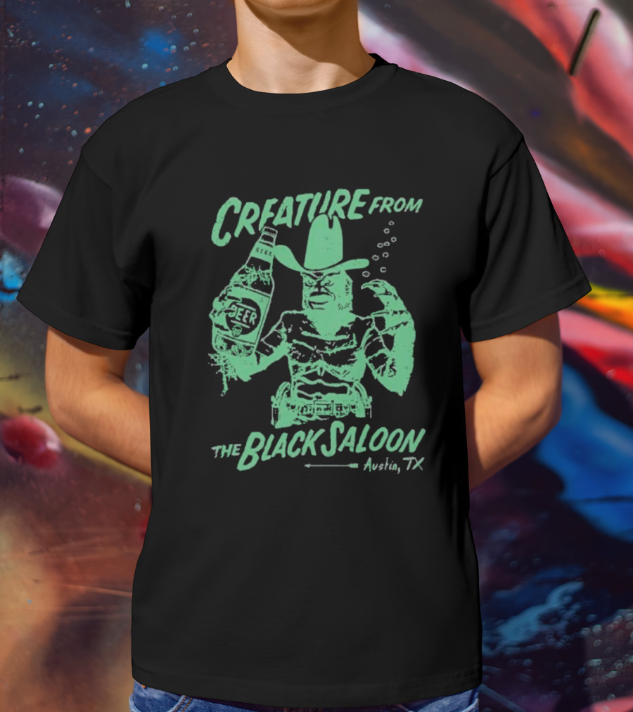 Creature From Black Saloon Austin T-Shirt