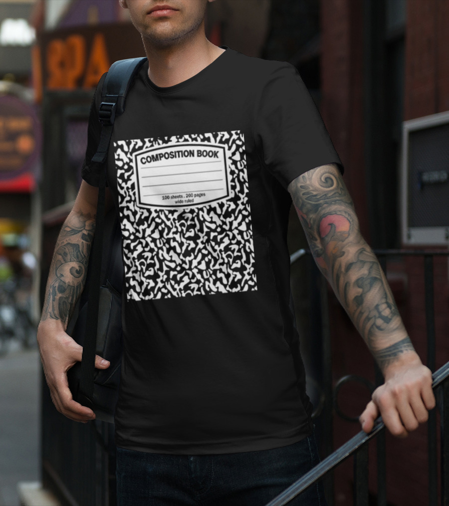 Composition Book Notebook T-Shirt