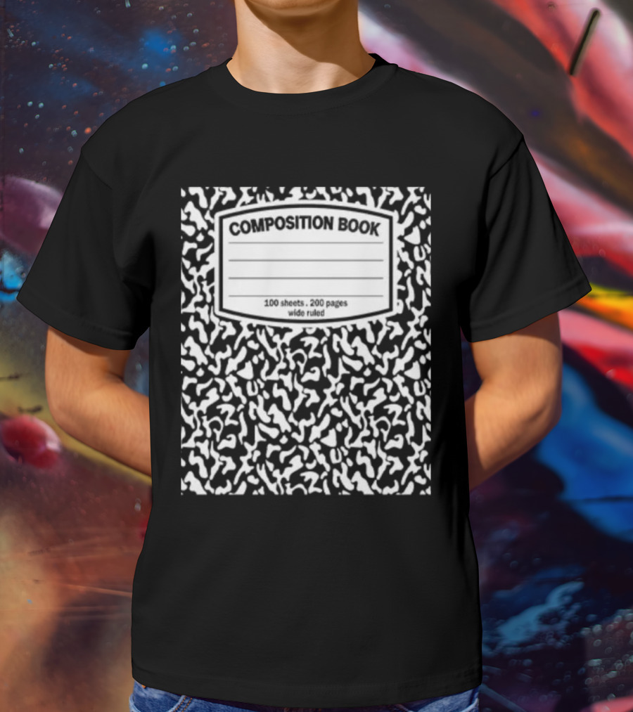 Composition Book Notebook T-Shirt