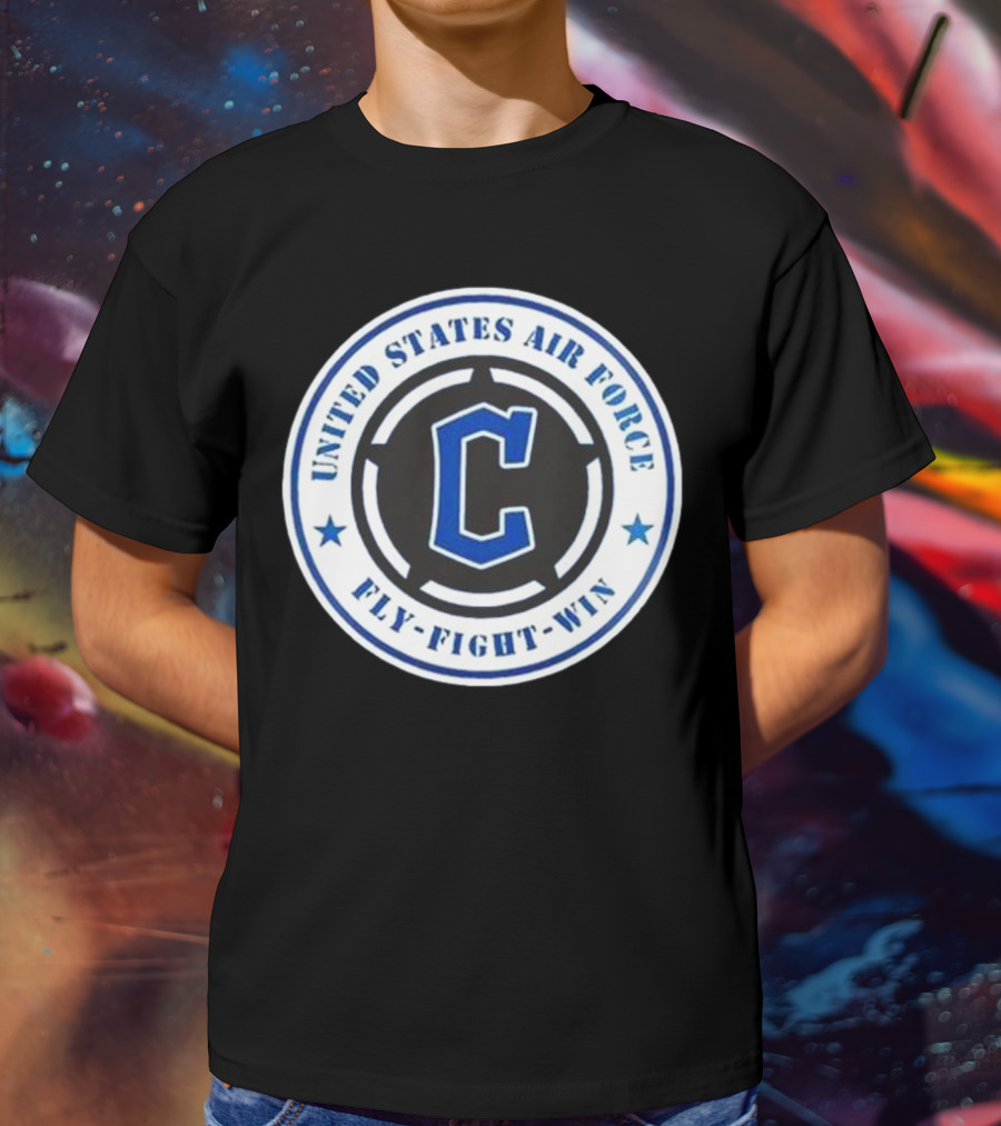 Cleveland Guardians United States Air Force Fly Fight Win Military Appreciation Night 2025 T-Shirt