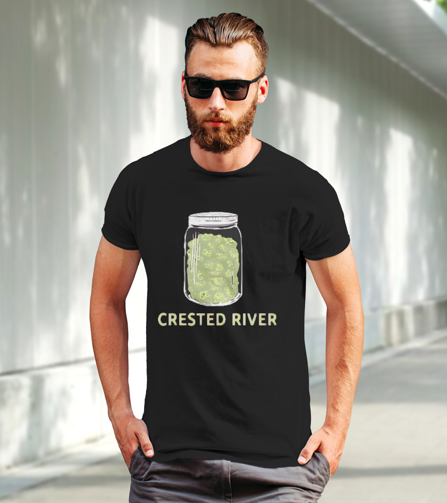 Crested River Jar Of Green Buds T-Shirt