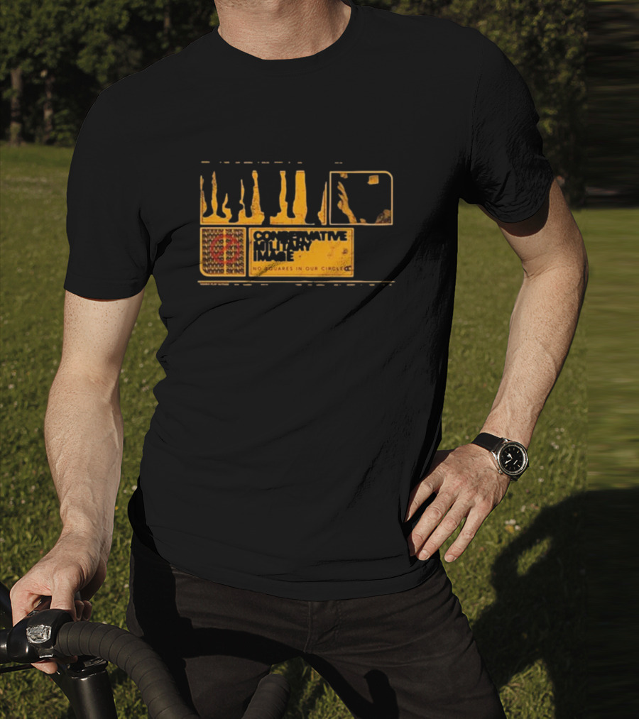 Conservative Military Image No Squares In Our Circle BBB T-Shirt
