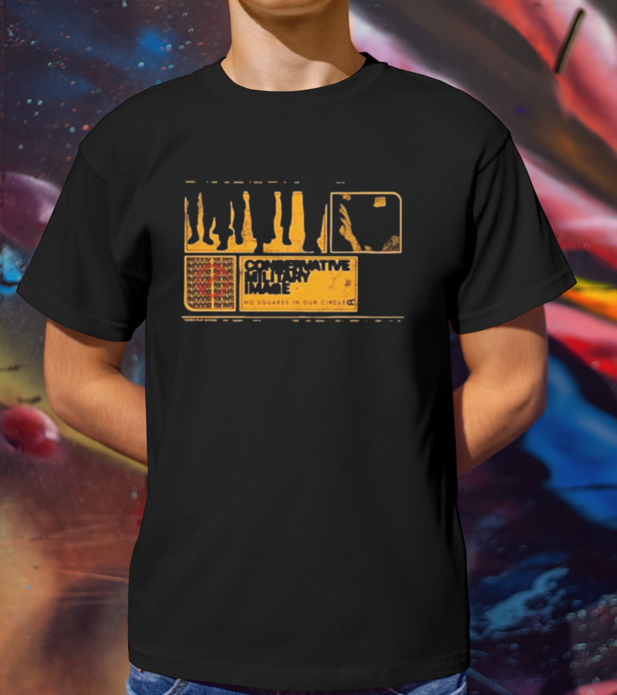 Conservative Military Image No Squares In Our Circle BBB T-Shirt