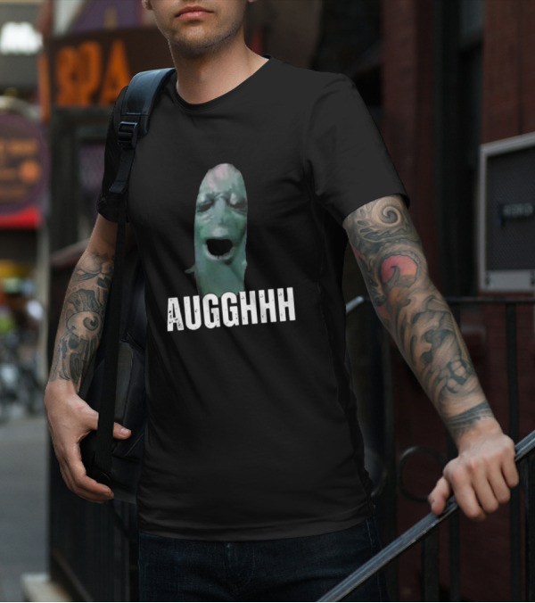 AUGHHHH Cursed Plankton Meme T-Shirt
