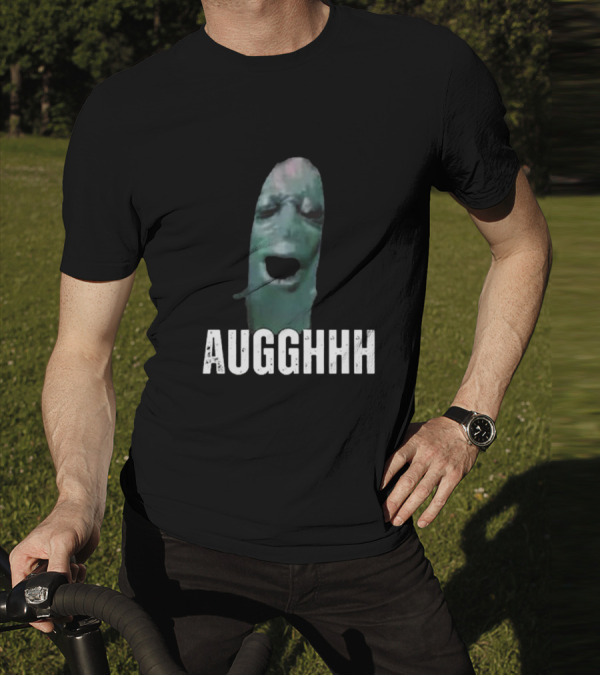 AUGHHHH Cursed Plankton Meme T-Shirt