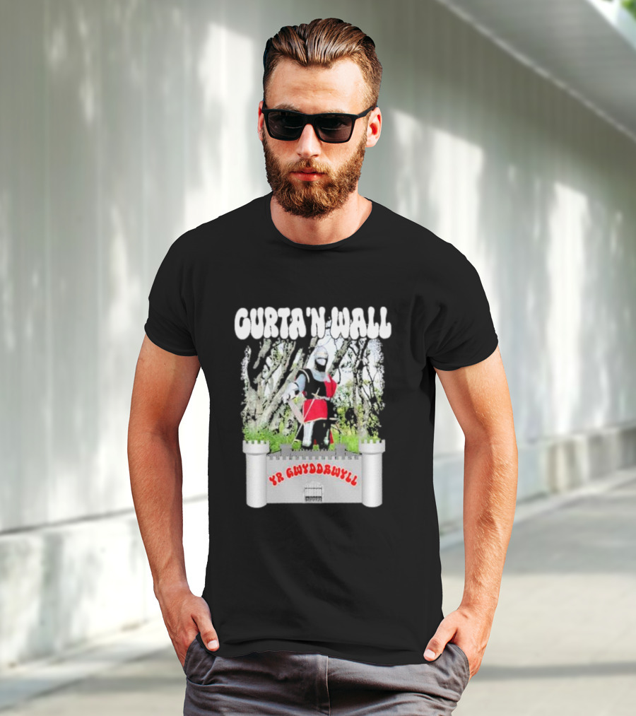 Curta’n Wall Yr Gwyddbwyll Grime Stone Records T-Shirt
