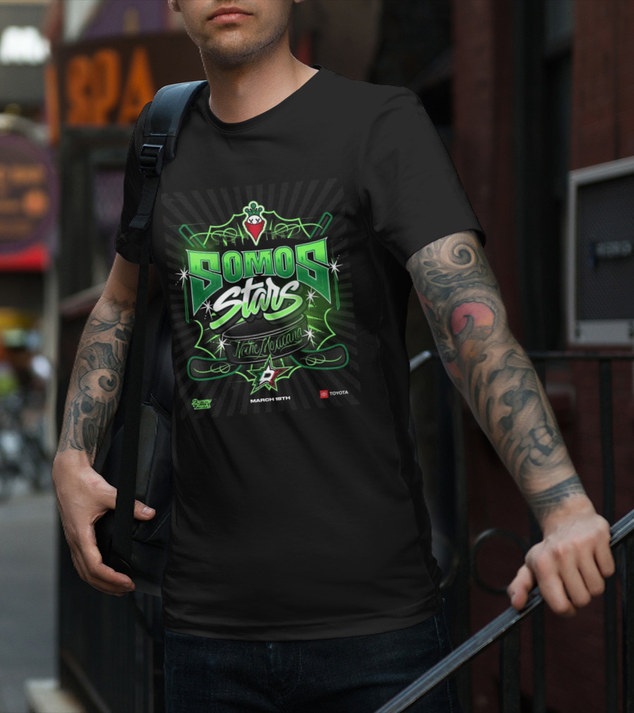 Dallas Stars Feliz Noche Mexicana T-Shirt