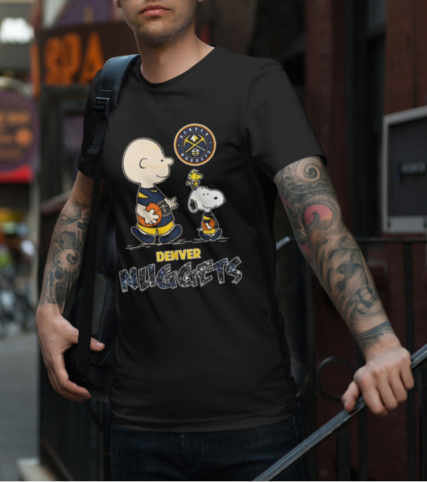 Denver Nuggets Basketball Peanuts Snoopy 2025 T-Shirt
