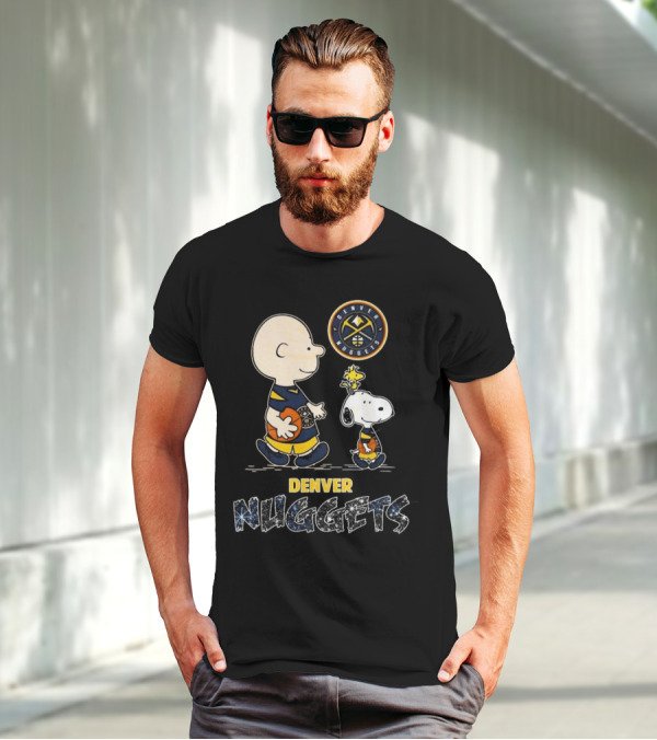 Denver Nuggets Basketball Peanuts Snoopy 2025 T-Shirt