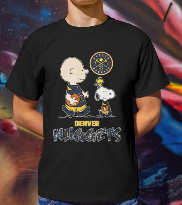 Denver Nuggets Basketball Peanuts Snoopy 2025 T-Shirt