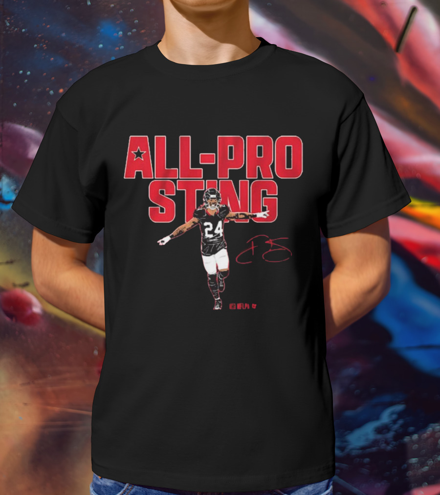 Derek Stingley Jr All-Pro Sting Houston Texans NFLPA Signature T-Shirt