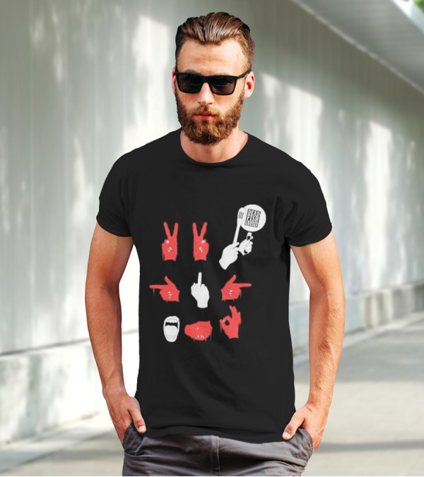 Dead Fish Moletom Careca Sangue Nas Maos 2025 T-Shirt