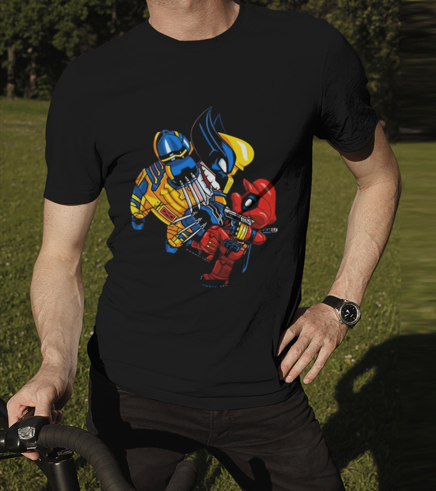 Deadplumber And Warverine Mashup Battle T-Shirt