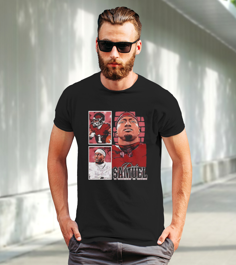 Deebo Samuel Washington Commanders NFLPA Football Signature Vintage T-Shirt
