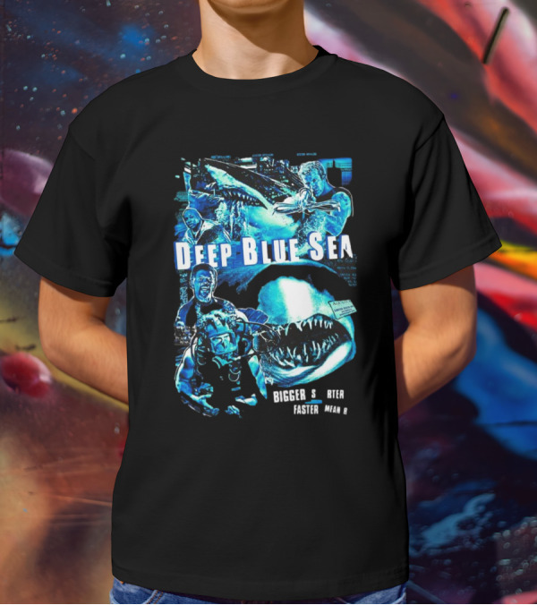 Deep Blue Sea Bigger Smarter Faster Meaner T-Shirt