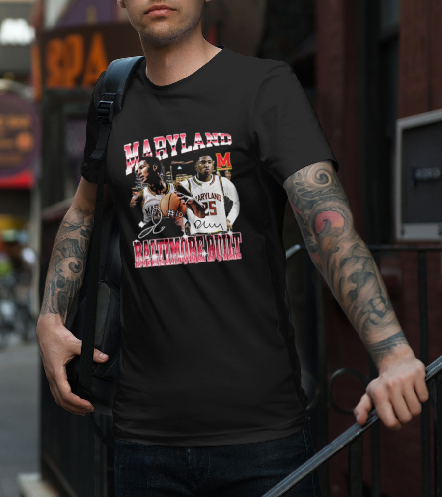 Derik Queen And Julian Reese Baltimore Built T-Shirt