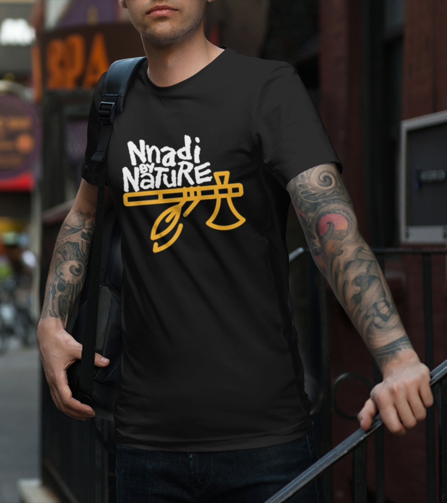 Derrick Nnadi Wearing Nnadi By Nature T-Shirt