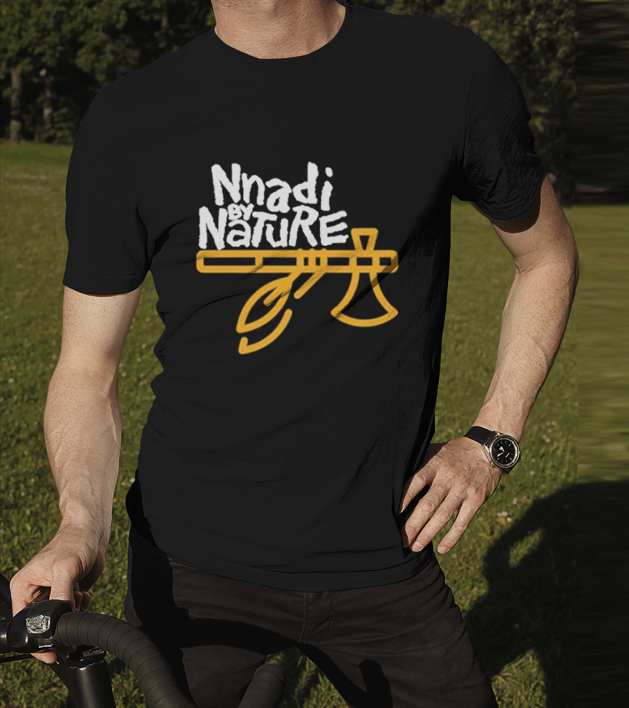 Derrick Nnadi Wearing Nnadi By Nature T-Shirt