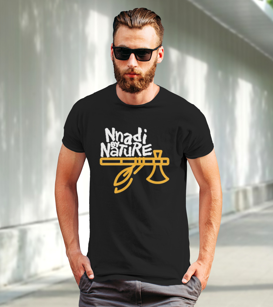 Derrick Nnadi Wearing Nnadi By Nature T-Shirt